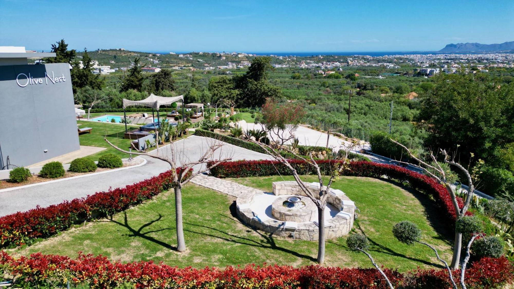 Olivenest Chania Executive Villa Perivólia Exterior foto