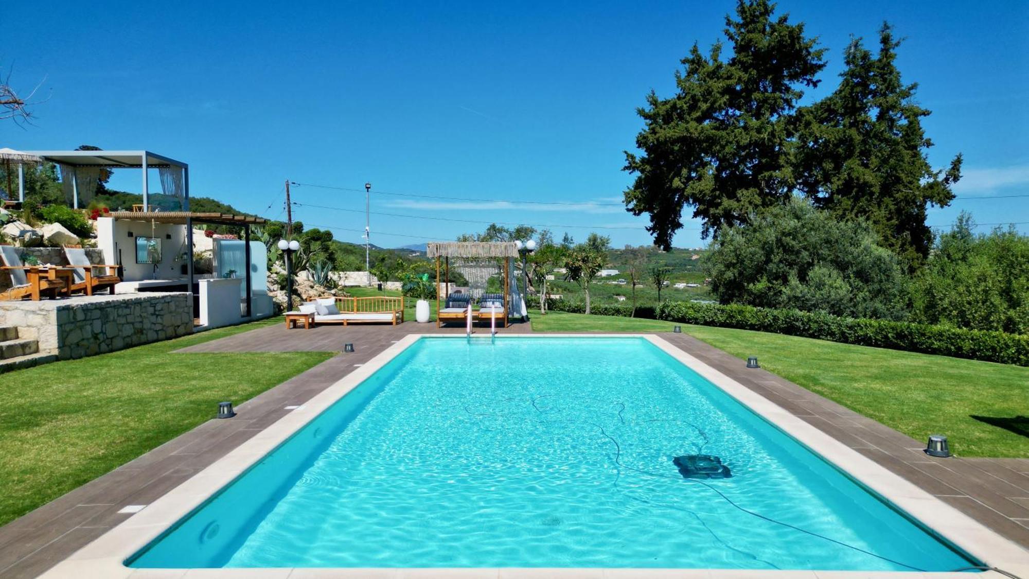Olivenest Chania Executive Villa Perivólia Exterior foto